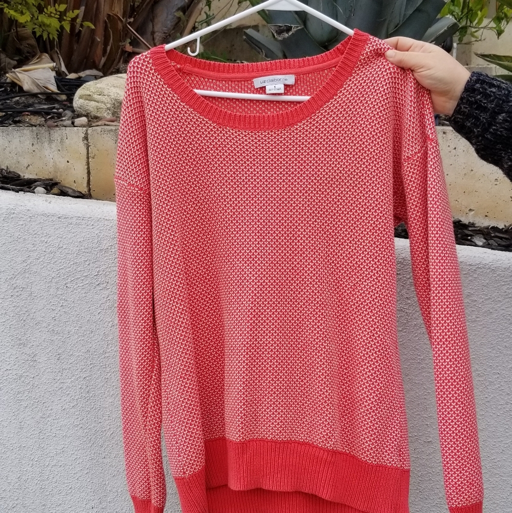 [Sold] Liz Claiborne Knit Geometric Sweater